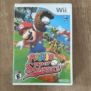 Nintendo Mario Super Sluggers Wii Game Vibrant Colors